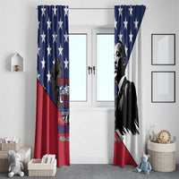 Happy MLK Day Window Curtain Everybody Can Be Great Because Everybody Can Serve - Wonder Print Shop
