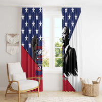 Happy MLK Day Window Curtain Everybody Can Be Great Because Everybody Can Serve - Wonder Print Shop