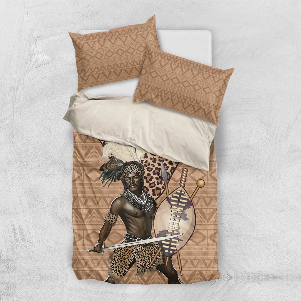 South Africa Zulu People Bedding Set Zulu Warrior - Wonder Print Shop