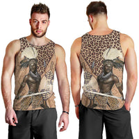 South Africa Zulu People Men Tank Top Zulu Warrior - Wonder Print Shop