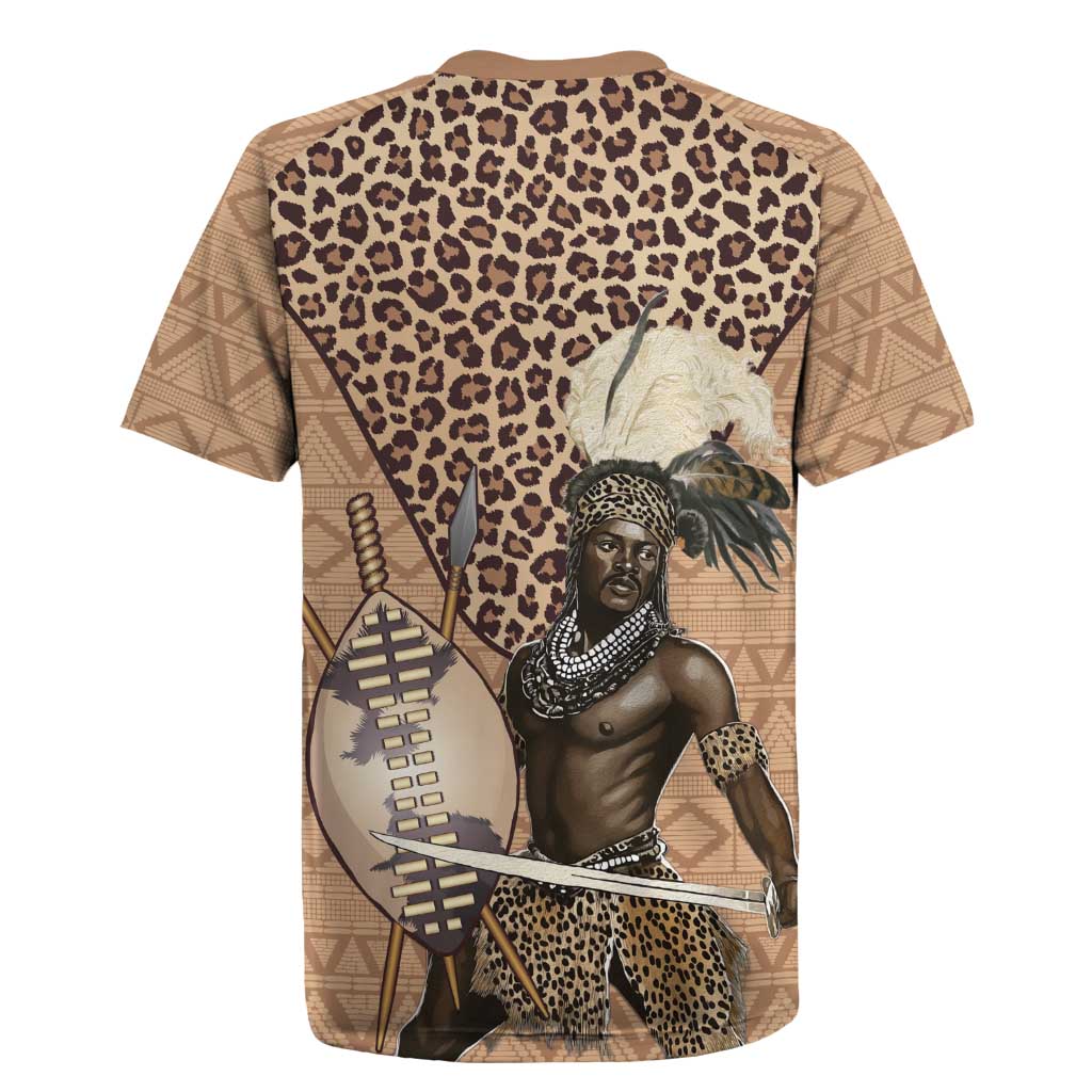 South Africa Zulu People Rugby Jersey Zulu Warrior - Wonder Print Shop