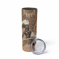 South Africa Zulu People Skinny Tumbler Zulu Warrior - Wonder Print Shop