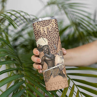 South Africa Zulu People Skinny Tumbler Zulu Warrior - Wonder Print Shop