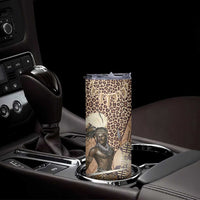 South Africa Zulu People Skinny Tumbler Zulu Warrior - Wonder Print Shop