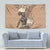 South Africa Zulu People Tapestry Zulu Warrior - Wonder Print Shop