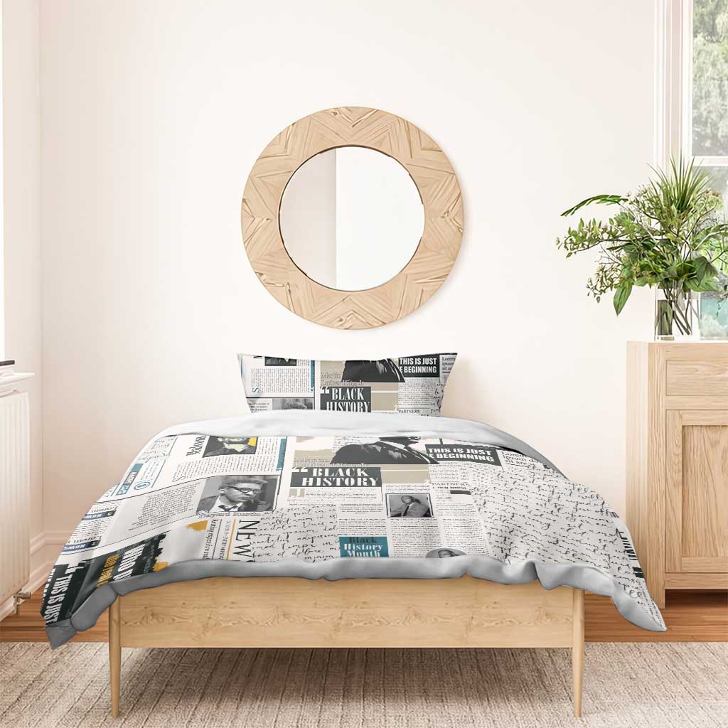 Civil Rights Leaders Bedding Set Newspaper Print Style - Wonder Print Shop