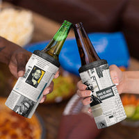 Civil Rights Leaders 4 in 1 Can Cooler Tumbler Newspaper Print Style - Wonder Print Shop