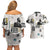 Civil Rights Leaders Couples Matching Off Shoulder Short Dress and Hawaiian Shirt Newspaper Print Style - Wonder Print Shop