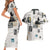 Civil Rights Leaders Couples Matching Short Sleeve Bodycon Dress and Hawaiian Shirt Newspaper Print Style - Wonder Print Shop
