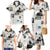 Civil Rights Leaders Family Matching Mermaid Dress and Hawaiian Shirt Newspaper Print Style - Wonder Print Shop