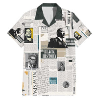 Civil Rights Leaders Family Matching Mermaid Dress and Hawaiian Shirt Newspaper Print Style - Wonder Print Shop