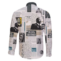 Civil Rights Leaders Family Matching Mermaid Dress and Hawaiian Shirt Newspaper Print Style - Wonder Print Shop