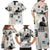 Civil Rights Leaders Family Matching Off Shoulder Maxi Dress and Hawaiian Shirt Newspaper Print Style - Wonder Print Shop