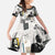 Civil Rights Leaders Family Matching Puletasi and Hawaiian Shirt Newspaper Print Style - Wonder Print Shop