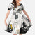 Civil Rights Leaders Family Matching Summer Maxi Dress and Hawaiian Shirt Newspaper Print Style - Wonder Print Shop