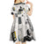 Civil Rights Leaders Kid Short Sleeve Dress Newspaper Print Style - Wonder Print Shop
