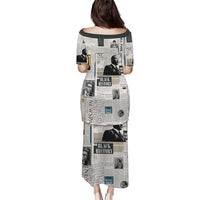 Civil Rights Leaders Puletasi Newspaper Print Style - Wonder Print Shop