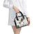 Civil Rights Leaders Shoulder Handbag Newspaper Print Style