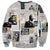 Civil Rights Leaders Sweatshirt Newspaper Print Style - Wonder Print Shop