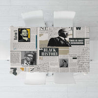 Civil Rights Leaders Tablecloth Newspaper Print Style - Wonder Print Shop