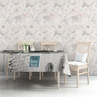 Civil Rights Leaders Tablecloth Newspaper Print Style - Wonder Print Shop