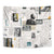 Civil Rights Leaders Tapestry Newspaper Print Style - Wonder Print Shop