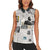 Civil Rights Leaders Women Sleeveless Polo Shirt Newspaper Print Style - Wonder Print Shop