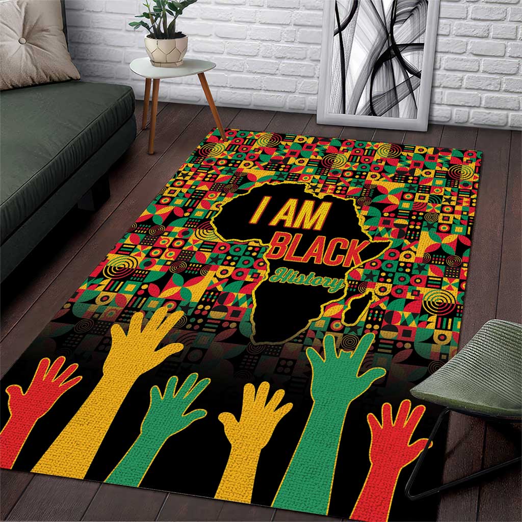 Black History Month Area Rug I Am Black History - Wonder Print Shop