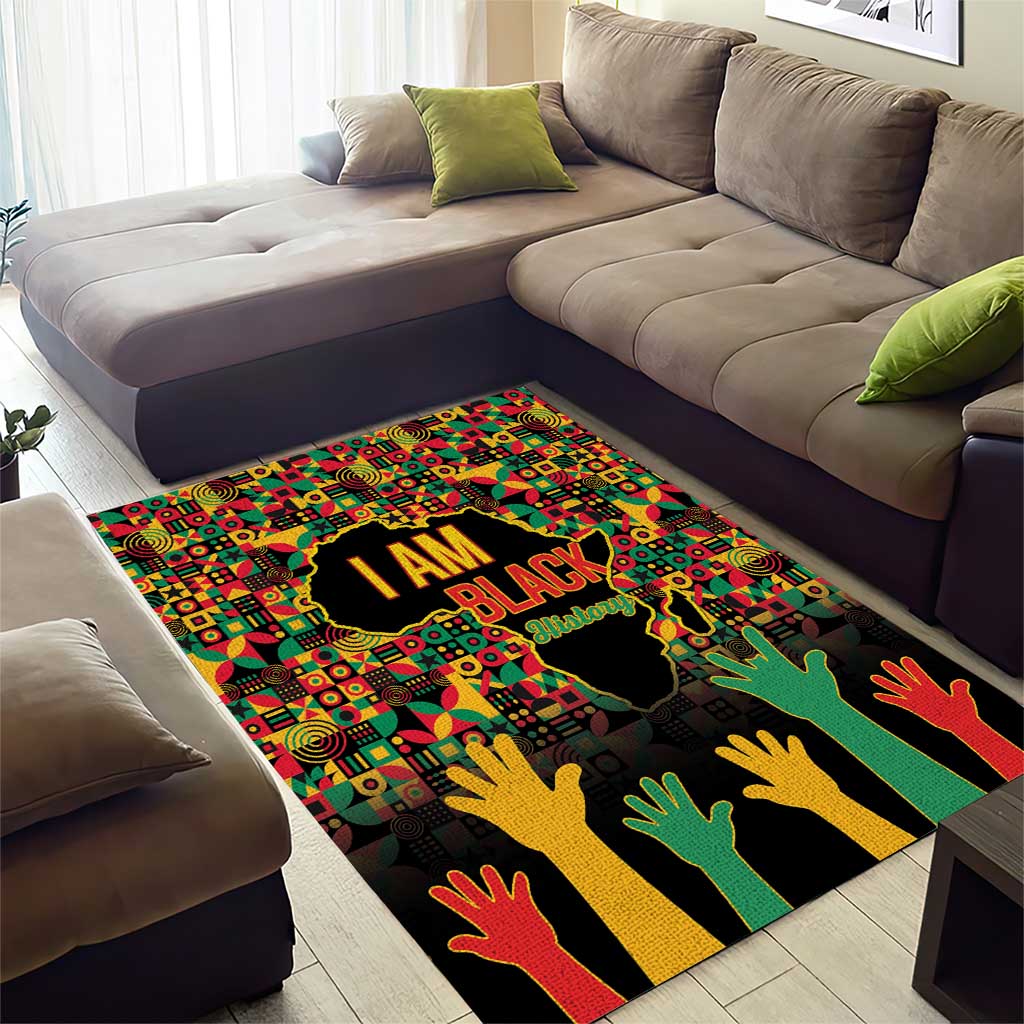 Black History Month Area Rug I Am Black History - Wonder Print Shop