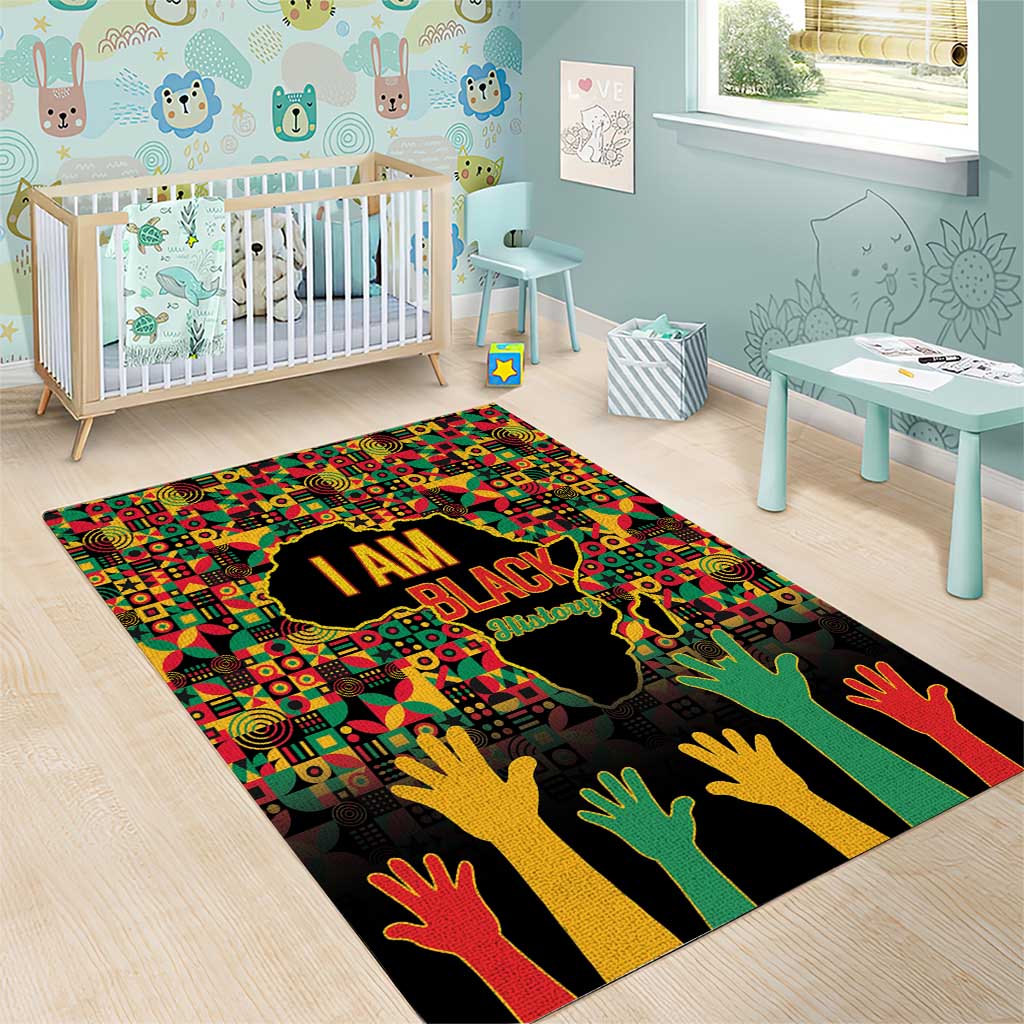 Black History Month Area Rug I Am Black History - Wonder Print Shop