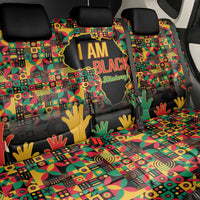 Black History Month Back Car Seat Cover I Am Black History - Wonder Print Shop