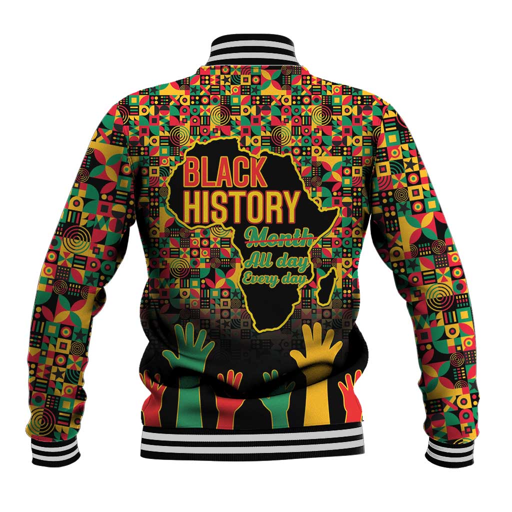 Black History Month Baseball Jacket I Am Black History - Wonder Print Shop