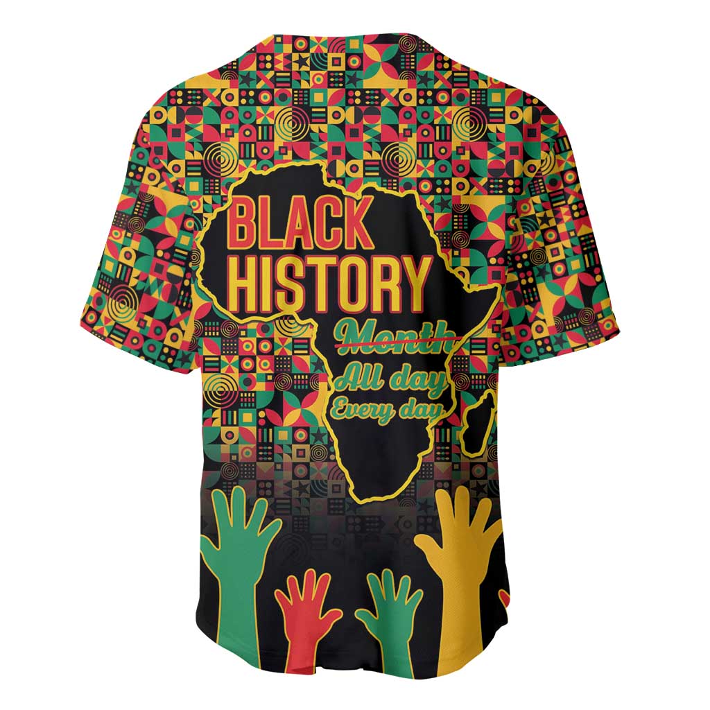Black History Month Baseball Jersey I Am Black History - Wonder Print Shop