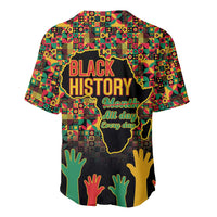 Black History Month Baseball Jersey I Am Black History - Wonder Print Shop