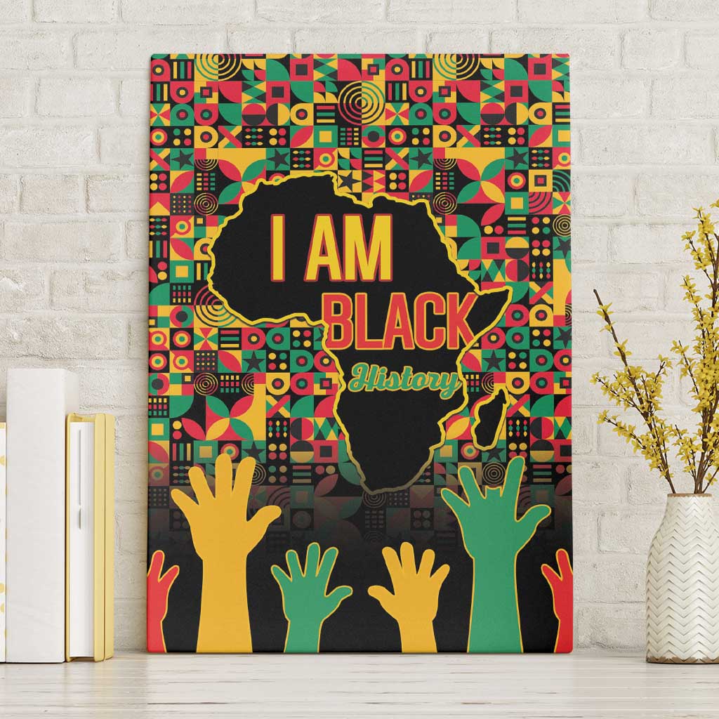 Black History Month Canvas Wall Art I Am Black History - Wonder Print Shop