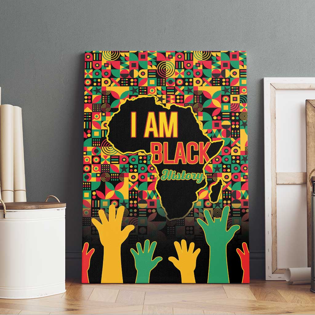 Black History Month Canvas Wall Art I Am Black History - Wonder Print Shop
