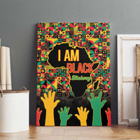 Black History Month Canvas Wall Art I Am Black History - Wonder Print Shop
