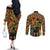 Black History Month Couples Matching Off The Shoulder Long Sleeve Dress and Long Sleeve Button Shirt I Am Black History