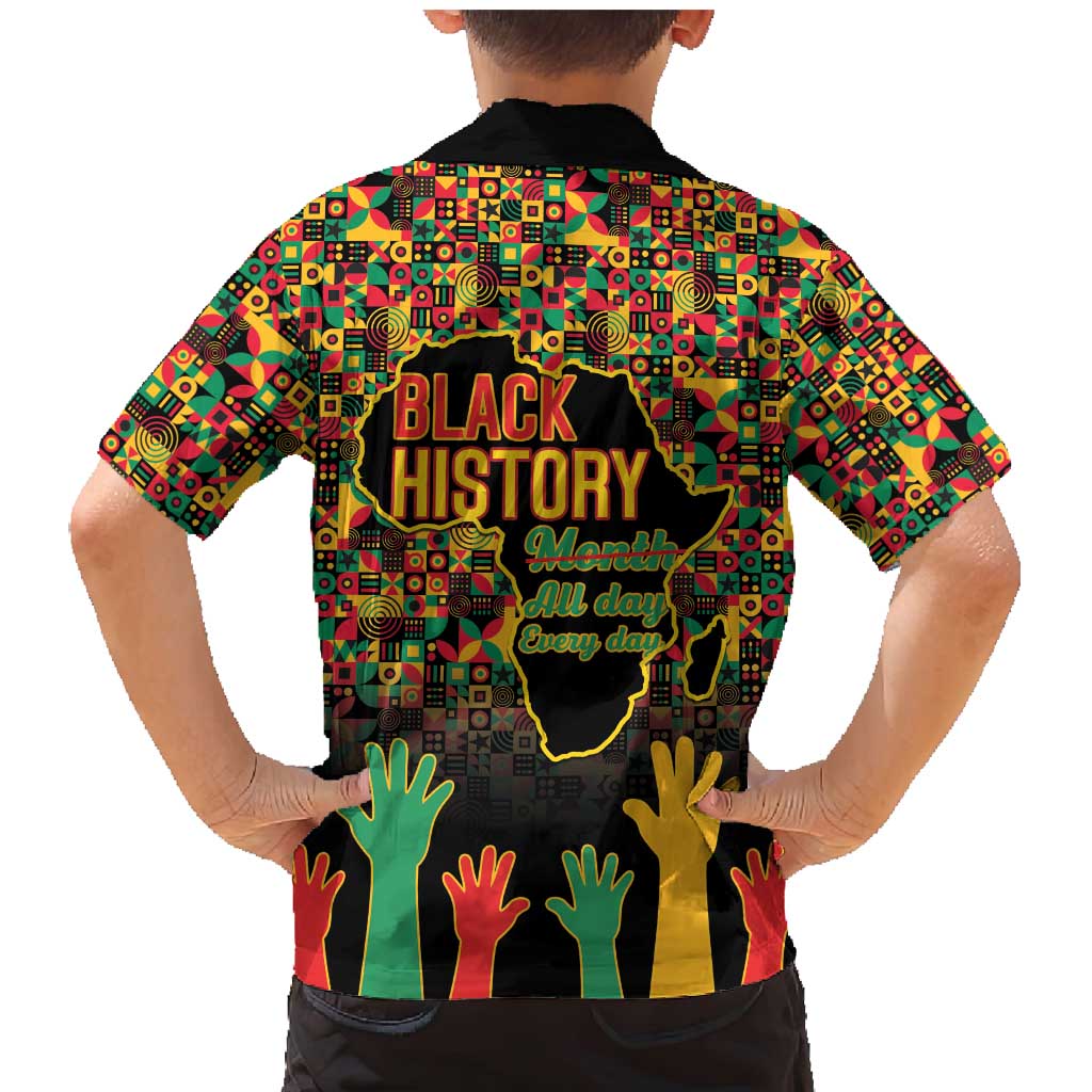 Black History Month Family Matching Mermaid Dress and Hawaiian Shirt I Am Black History - Wonder Print Shop