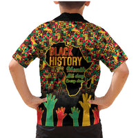 Black History Month Family Matching Mermaid Dress and Hawaiian Shirt I Am Black History - Wonder Print Shop