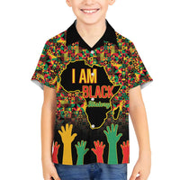 Black History Month Family Matching Off Shoulder Maxi Dress and Hawaiian Shirt I Am Black History - Wonder Print Shop