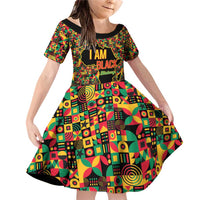 Black History Month Family Matching Off Shoulder Short Dress and Hawaiian Shirt I Am Black History - Wonder Print Shop