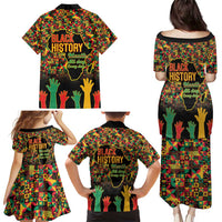 Black History Month Family Matching Puletasi and Hawaiian Shirt I Am Black History - Wonder Print Shop