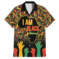 Black History Month Family Matching Short Sleeve Bodycon Dress and Hawaiian Shirt I Am Black History - Wonder Print Shop