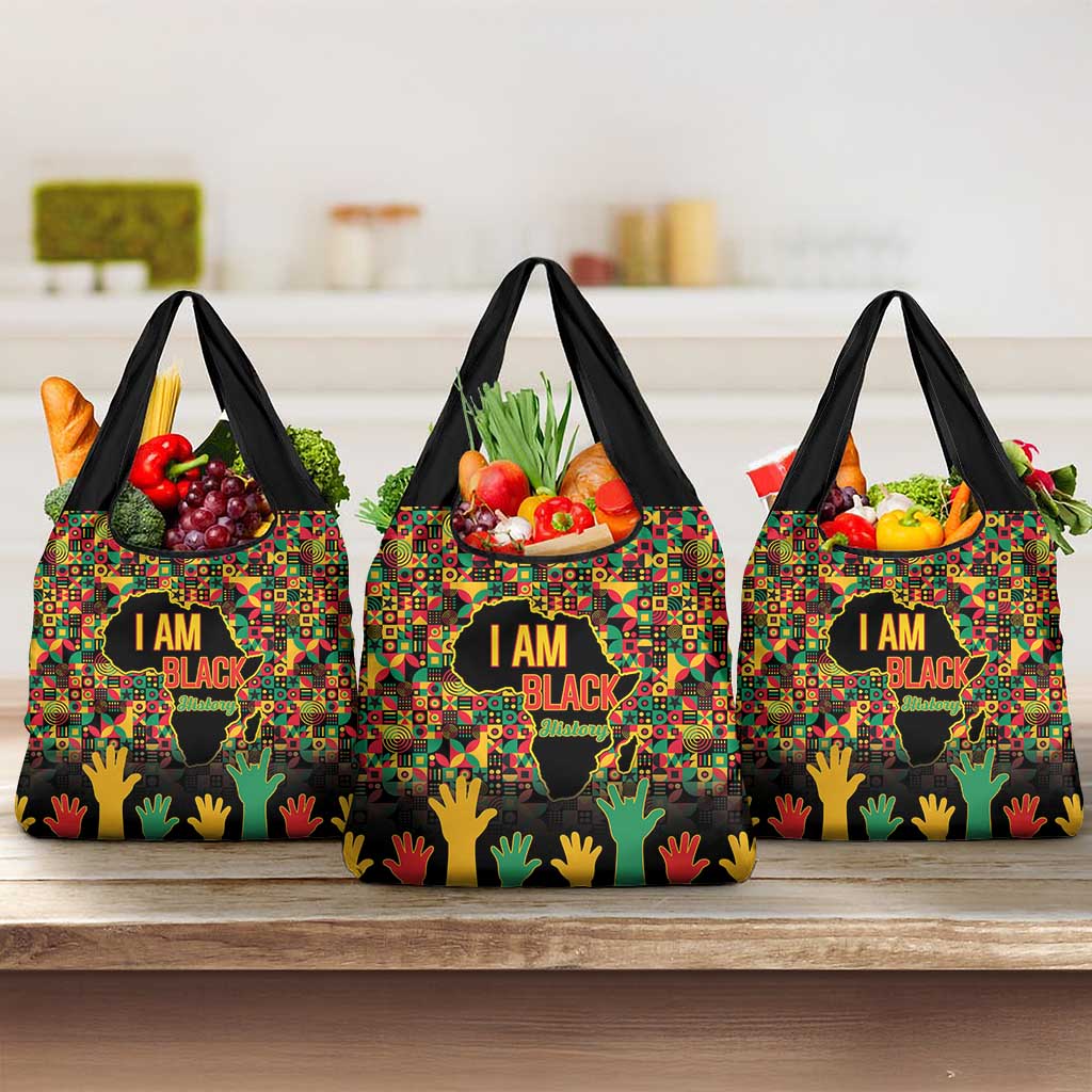 Black History Month Grocery Bag I Am Black History