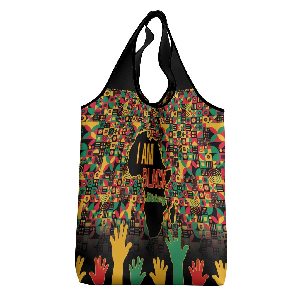 Black History Month Grocery Bag I Am Black History