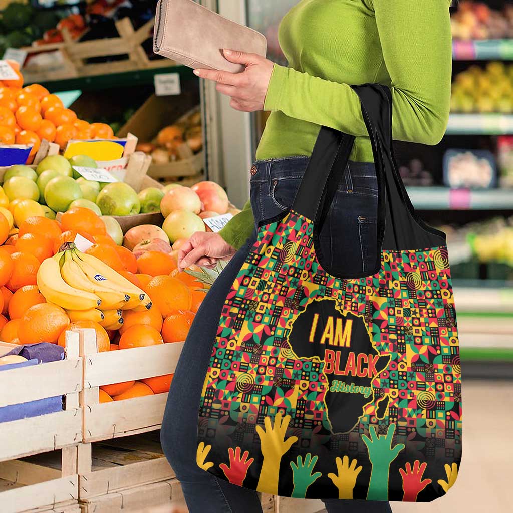 Black History Month Grocery Bag I Am Black History