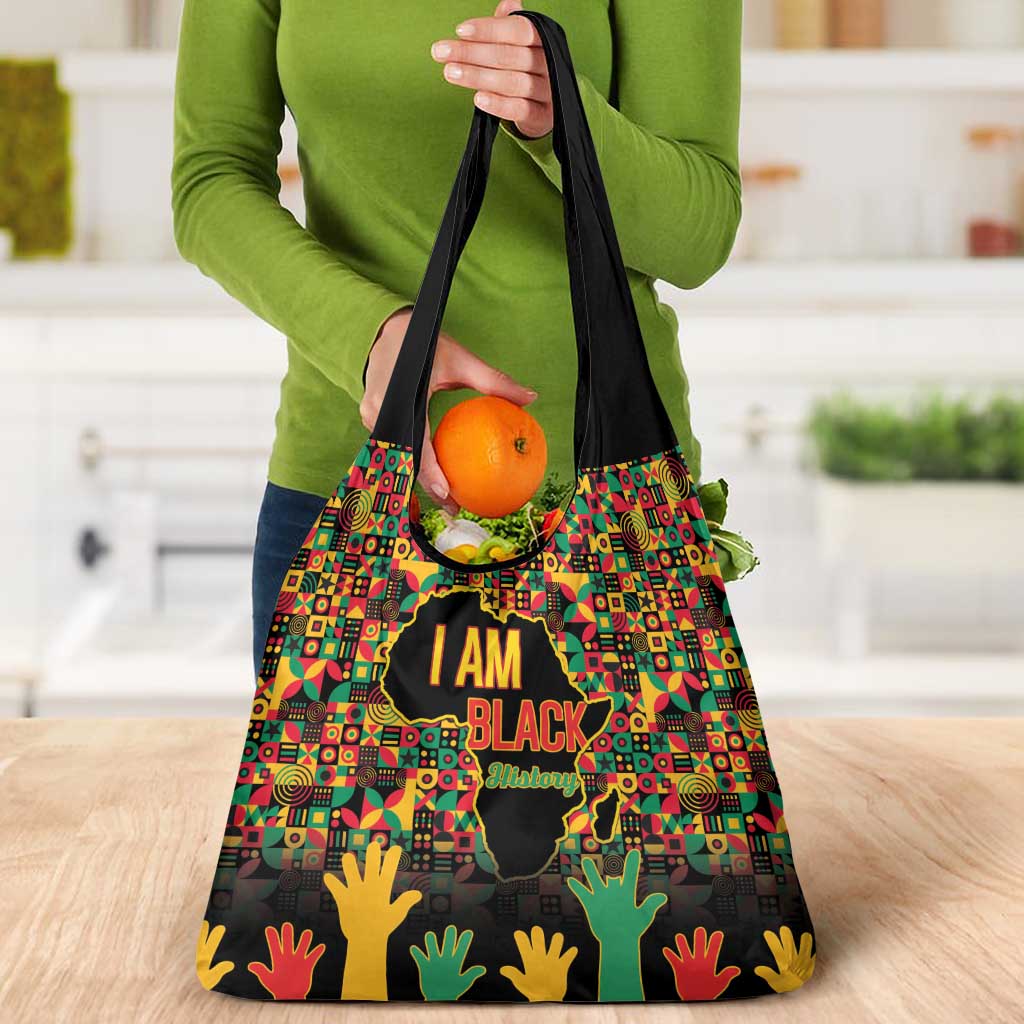 Black History Month Grocery Bag I Am Black History