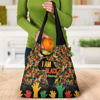 Black History Month Grocery Bag I Am Black History