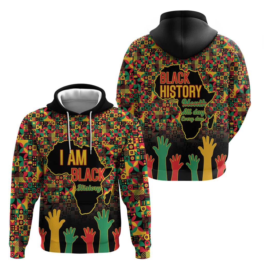 Black History Month Hoodie I Am Black History - Wonder Print Shop